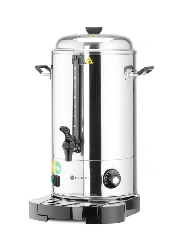 Vannkoker for varme drikker med dobbel vegg, 18L, 230V/2200W, 386x393x (H) 641mm - for Storkjøkken - XL - Storkjøkken