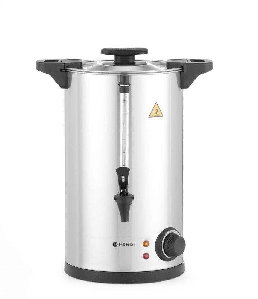 Varmdrikkekjele enkelvegget, 10L, 220 - 240V/1500W, 340x315x(H)430mm - for Storkjøkken - XL - Storkjøkken