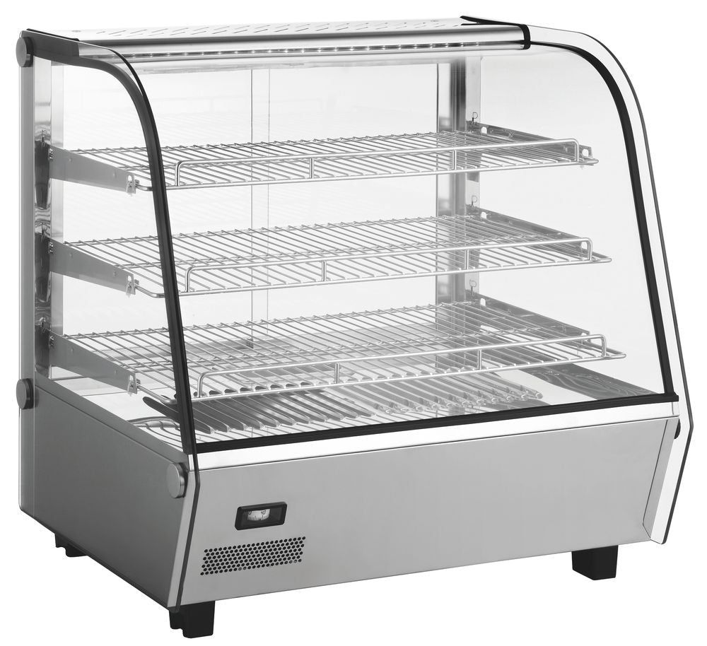 Varmeskap display, 160 liter, 230V/1500W, 857x568X (H) 686mm - for Storkjøkken - XL - Storkjøkken