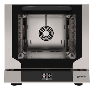 Varmluftsovn kompakt touch med luftfukting, HENDI, 220 - 240V/3150W, 590x709x(H)589mm - for Storkjøkken - XL - Storkjøkken