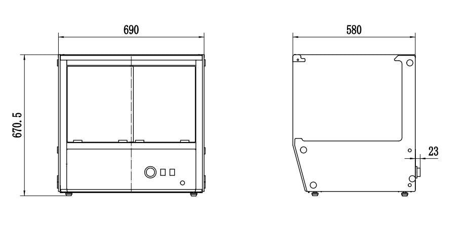 Varmt display 137l - for Storkjøkken - XL - Storkjøkken