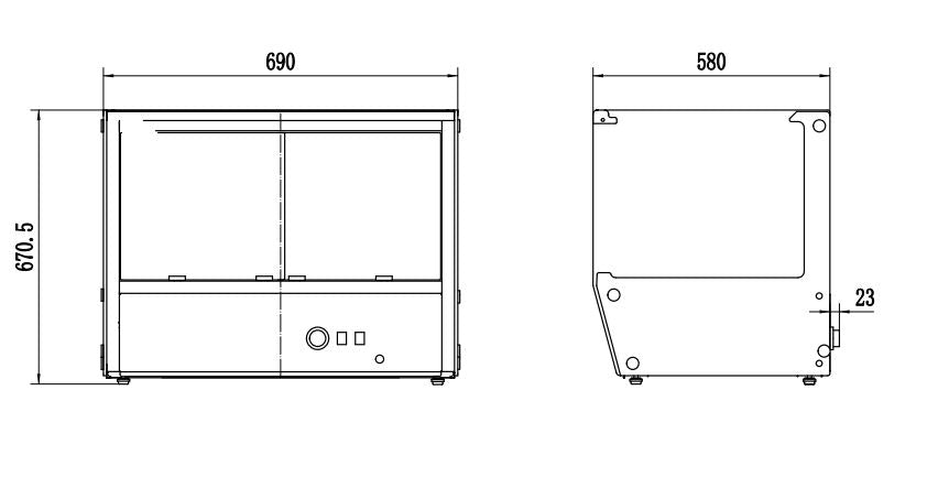 Varmt display 174l - for Storkjøkken - XL - Storkjøkken