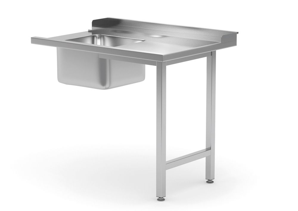 Vask for oppvaskmaskin, vask inn, høyre side, 1200x700x (H) 850mm - for Storkjøkken - XL - Storkjøkken