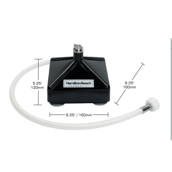 Vaskemaskin for kanner og blendere, 160X160X(H)133mm - for Storkjøkken - XL - Storkjøkken