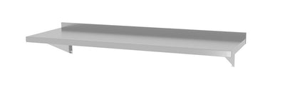 Vegghylle, med to stålbraketter, 1000x300X (H) 250mm - for Storkjøkken - XL - Storkjøkken