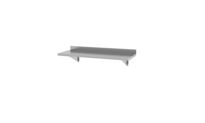 Vegghylle, med to stålbraketter, 1000x300X (H) 250mm - for Storkjøkken - XL - Storkjøkken