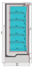 Veggmontert enhet mike 2.5 *transport på forespørsel* - for Storkjøkken - XL - Storkjøkken