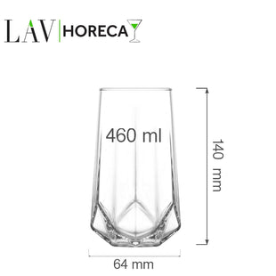 Verona longdrinkglass 460 ml, LAV, Min. kjøp: 12 - for Storkjøkken - XL - Storkjøkken