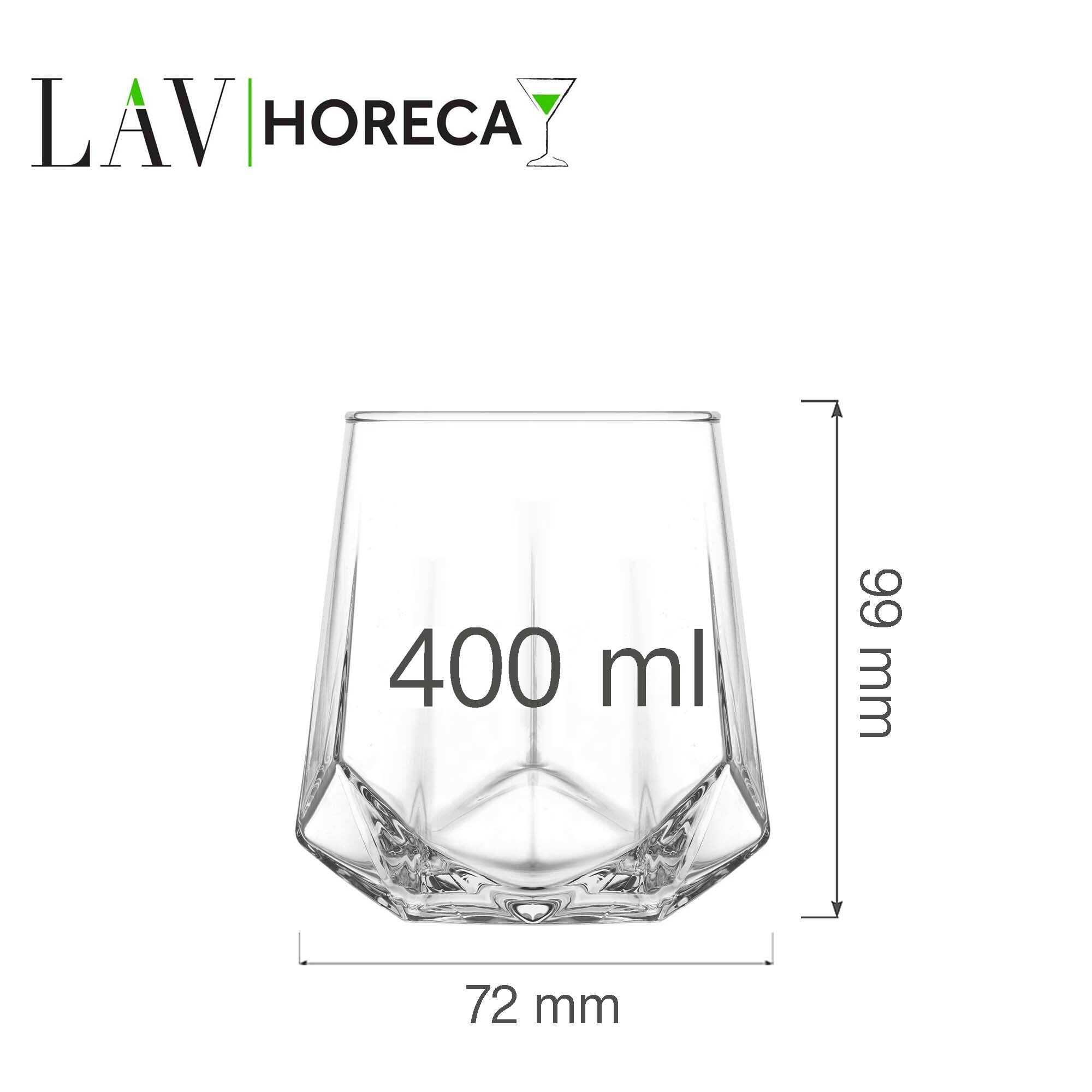 Verona whiskyglass 400 ml, LAV, Min. kjøp: 12 - for Storkjøkken - XL - Storkjøkken