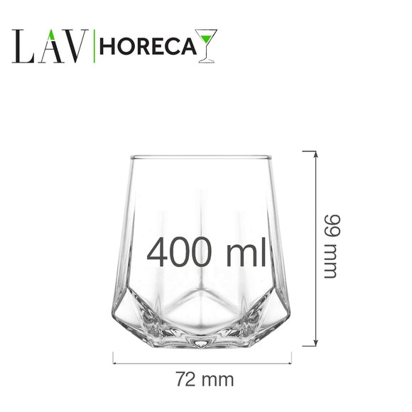 Verona whiskyglass 400 ml, LAV, Min. kjøp: 12 - for Storkjøkken - XL - Storkjøkken