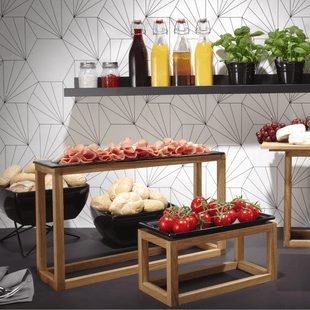 Vetro svart glassbrett GN 1/2 - for Storkjøkken - XL - Storkjøkken