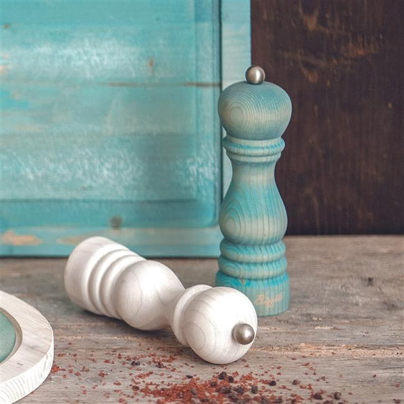 Vintage saltkvern, blå, 190 mm - for Storkjøkken - XL - Storkjøkken