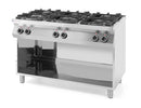 Gass koketopp 6-Burner Open Stand,  28,5kw, 1200x700X (H) 900mm-2