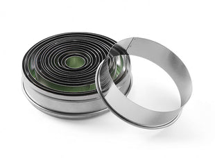 Kuttersett med vanlig kant - Rund - 14 deler