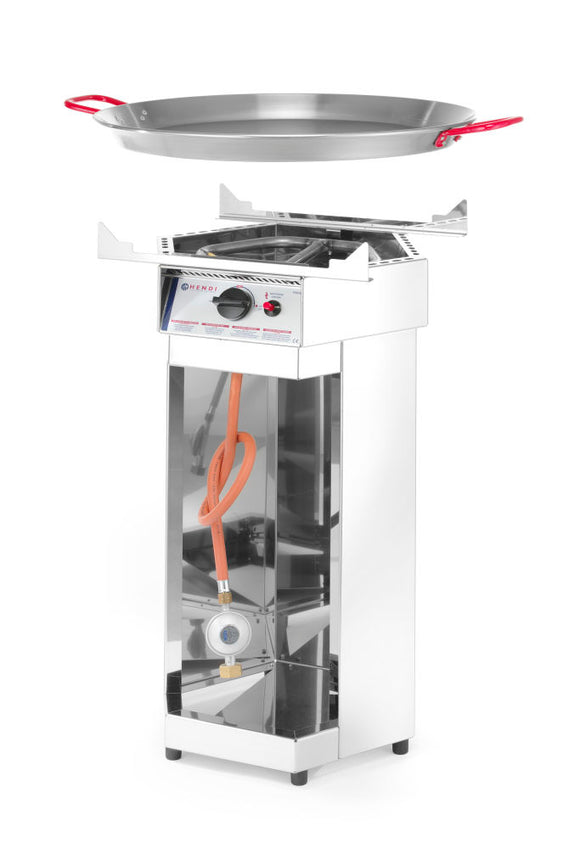 Paellakoker med panne Fiesta 600, 4,8kw, 600x600x (h) 870mm