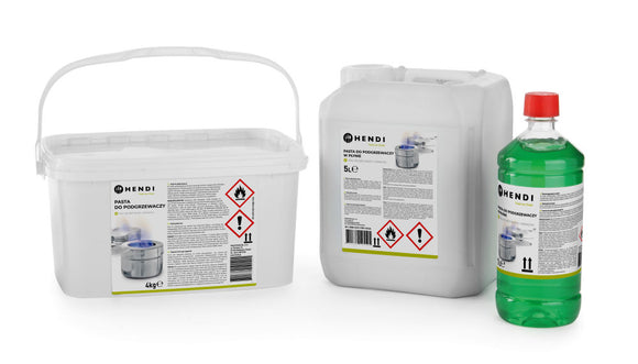 Brennpasta til Chafing Dish - Flaske 1L, gjennomsiktig