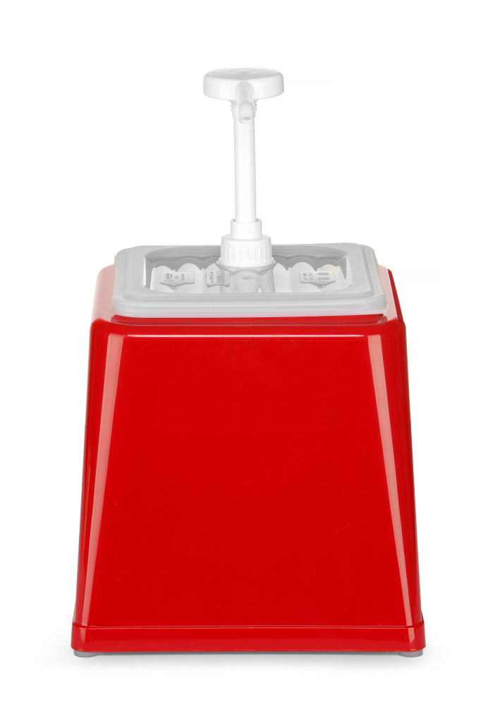 Sausdispenser med pumpe, 2,5L, hvit, 230x210x (h) 250mm