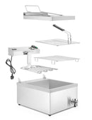 Donut Frityr koker, 12L, 230V/3500W, 630x860X (H) 360mm-9