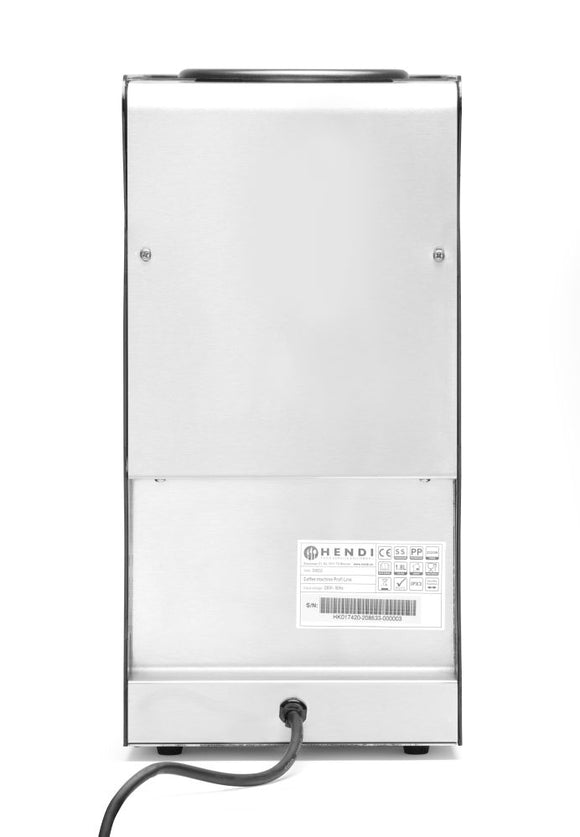 Kaffemaskin, 230V/2020W, 204x380X (H) 425mm