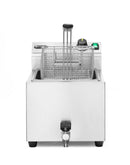 Frityr koker XL Profi Line med avløpskran, 10 L, 400 V, 10L, 400V/6600W, 302x687X (H) 375mm-1