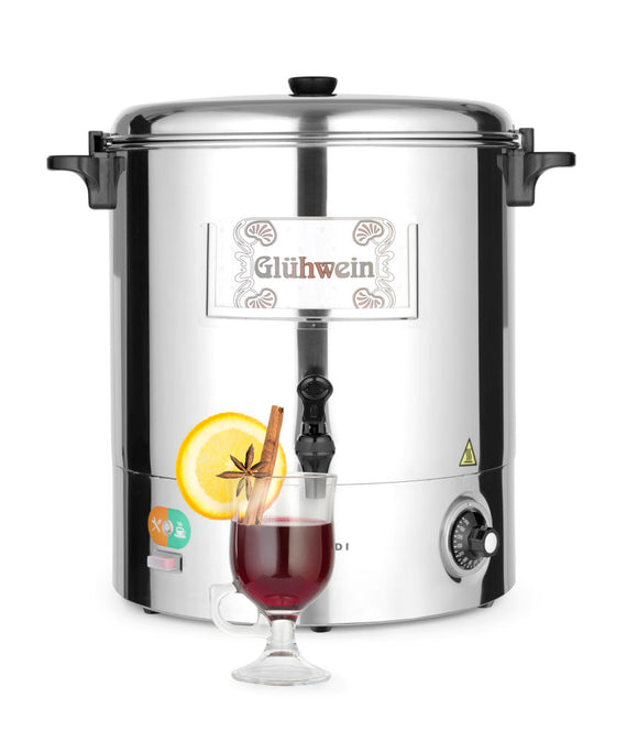 Vannkoker for varme drikker , 28L, 230V/2200W, Ø465X (H) 490mm