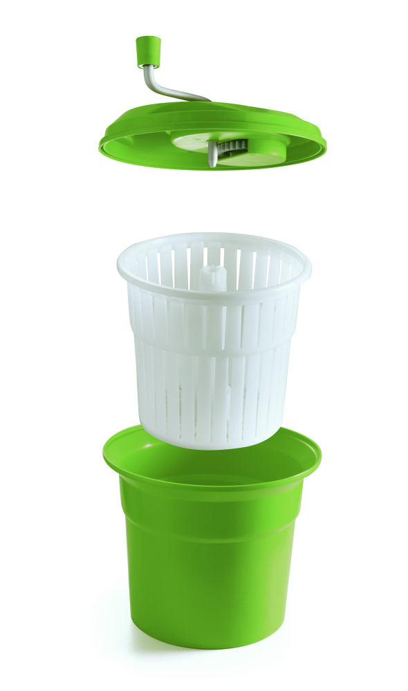 Salatspinner, 12L, Green, Ø335X (H) 430mm