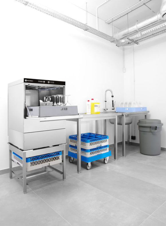 Oppvaskmaskin 50x50 - Elektronisk kontroll, 400V/6600W, 570x600X (H) 830mm