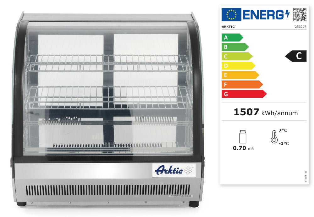 Kakedisplay, Arktic, 110L, 230V/220W, 700x557X (H) 670mm