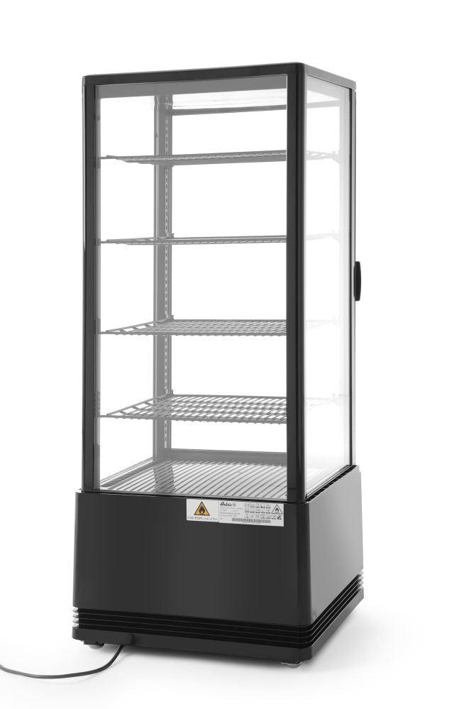 Kjøle vitrineskap 98L, Arktic, svart, 230V/210W, 452x406X (H) 1116mm