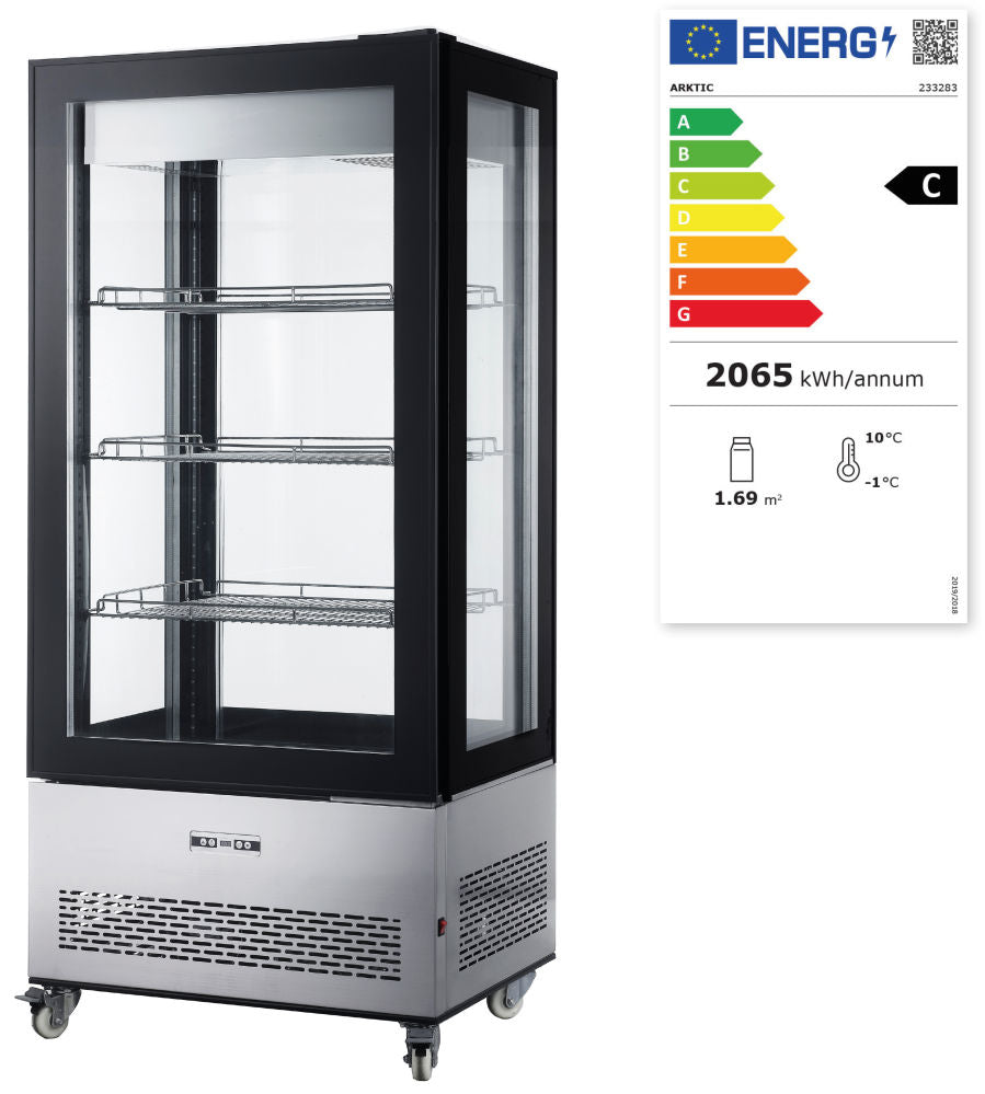 Kjølemonter, Arktic, 400L, 230V/495W, 650x650X (H) 1908mm