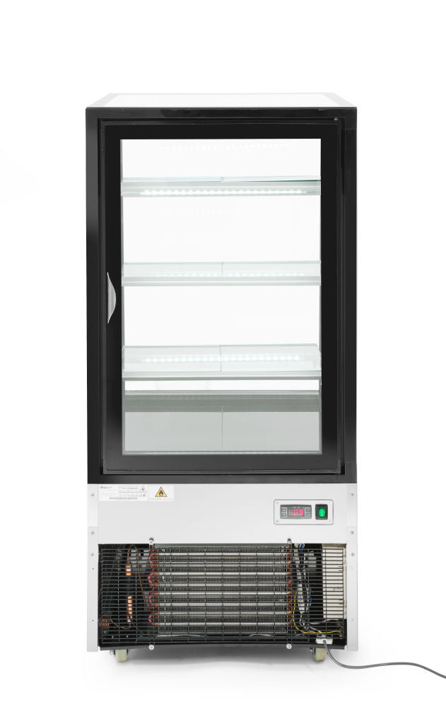 Kjølemonter med 3 skrå hyller, Arktic, 300L, 230V/480W, 650x805X (H) 1445mm