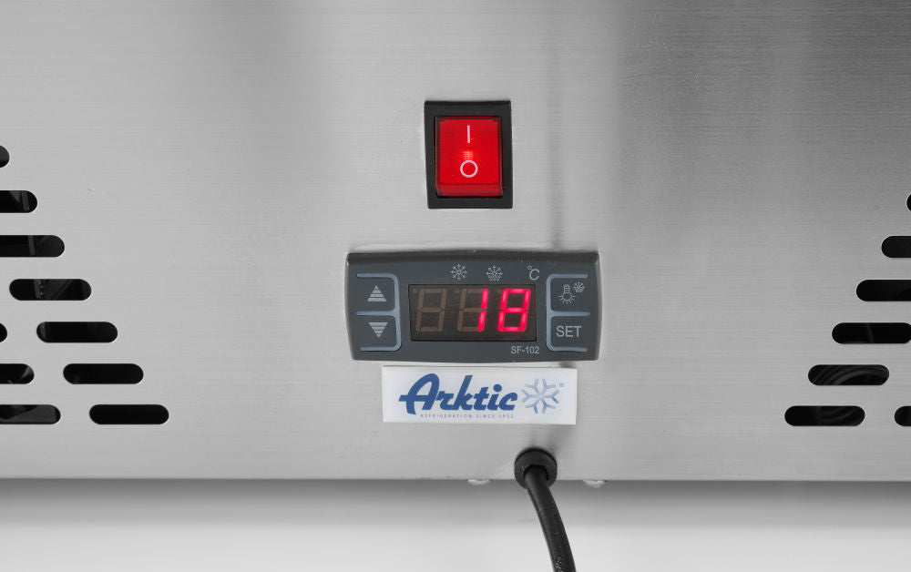 Design salat kjøler, Arktic, 67L, 230V/105W, 767x612X (H) 328mm