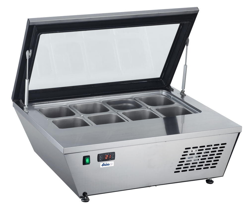 Fryseboks med stort glasslokk 77L, Arktic, 230V/220W, 805x666x (H) 305mm