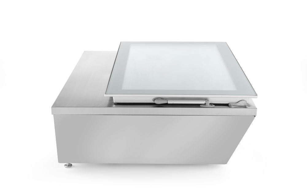 Fryseboks med stort glasslokk 77L, Arktic, 230V/220W, 805x666x (H) 305mm