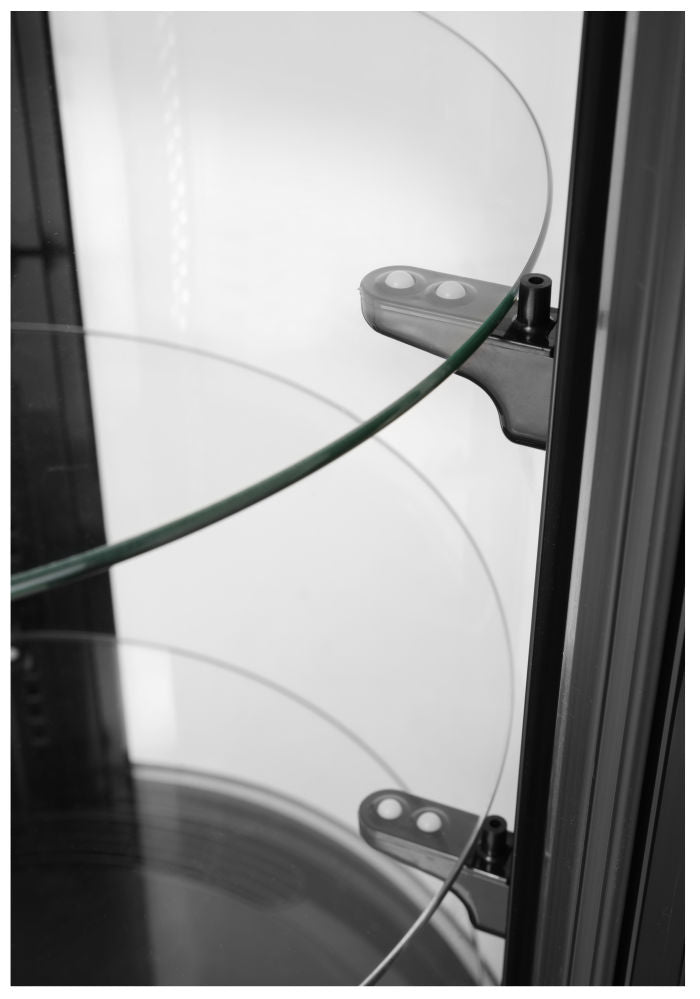 Kakedisplay rund, Arktic - 100L