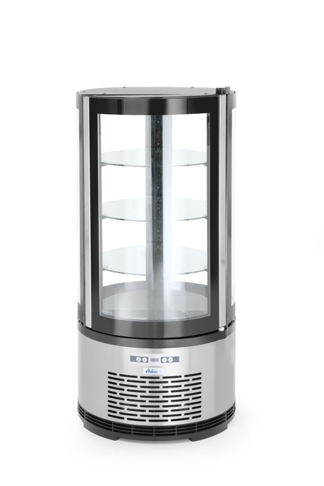 Kakedisplay rund, Arktic - 100L