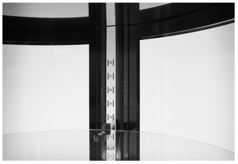 Kakedisplay rund, Arktic - 360L