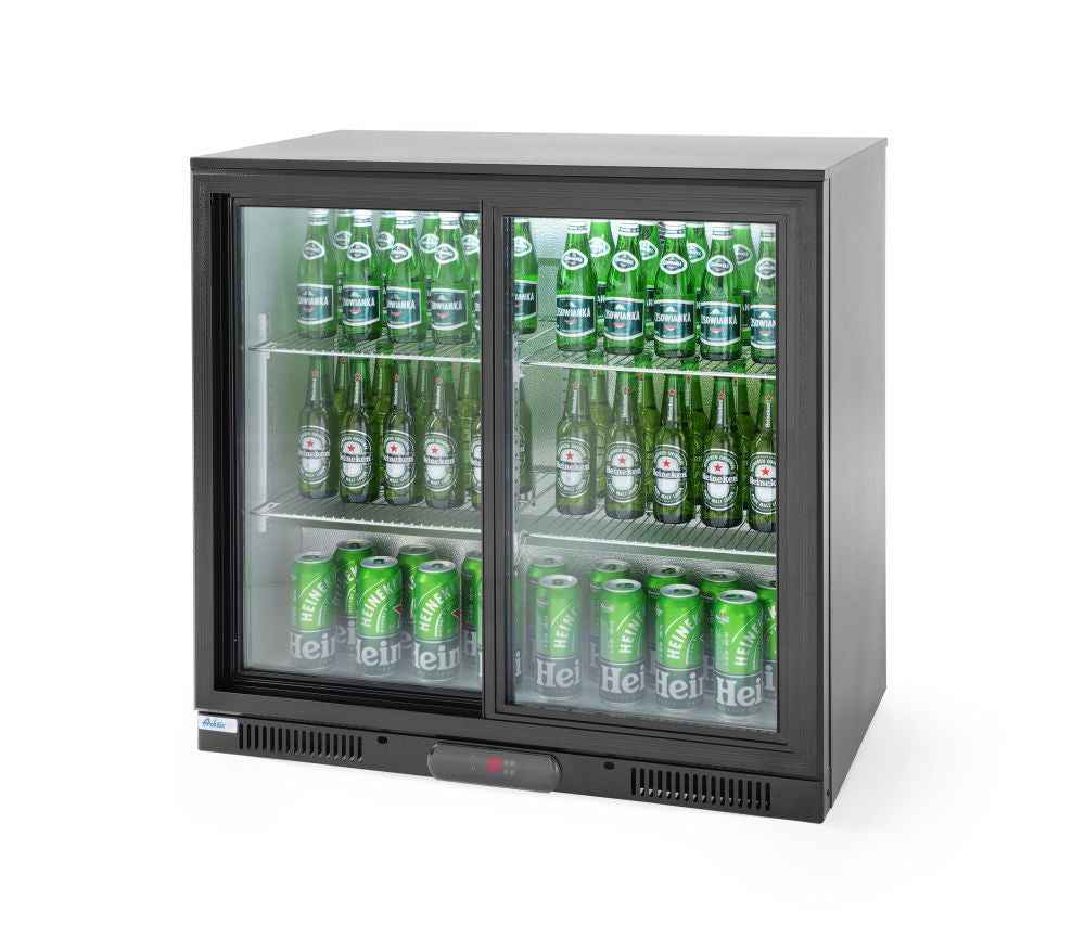 Kjøleskap bar under benk med skyvedører 197L Arktic, 220-240V/160W, 900x500x (H) 900mm