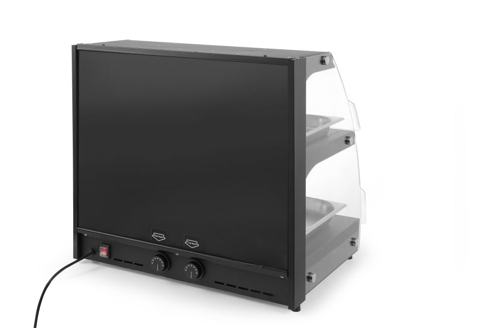 Varmeskap display Quartz to-lags, 230V/560W, 650x467X (H) 630mm