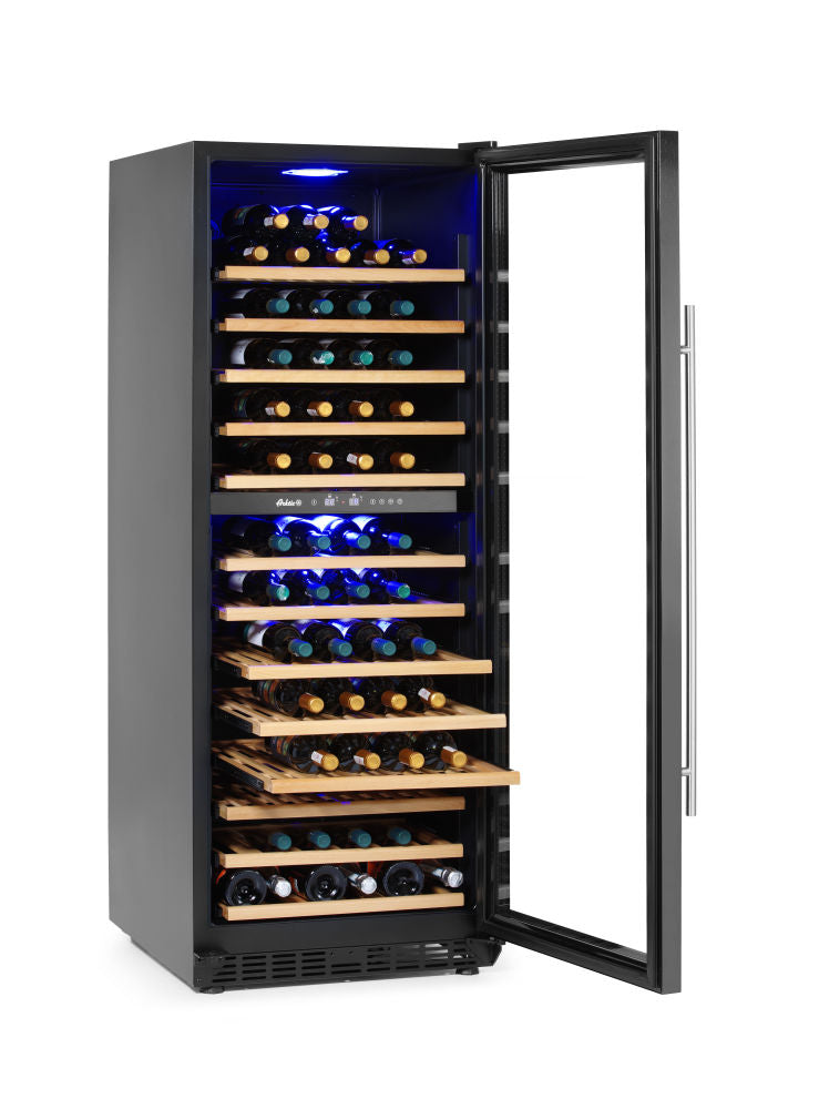 Vinkjøler, 2-sone, 135 flasker, Arktic, 387L, 220-240V/130W, 595x680X (H) 1625mm