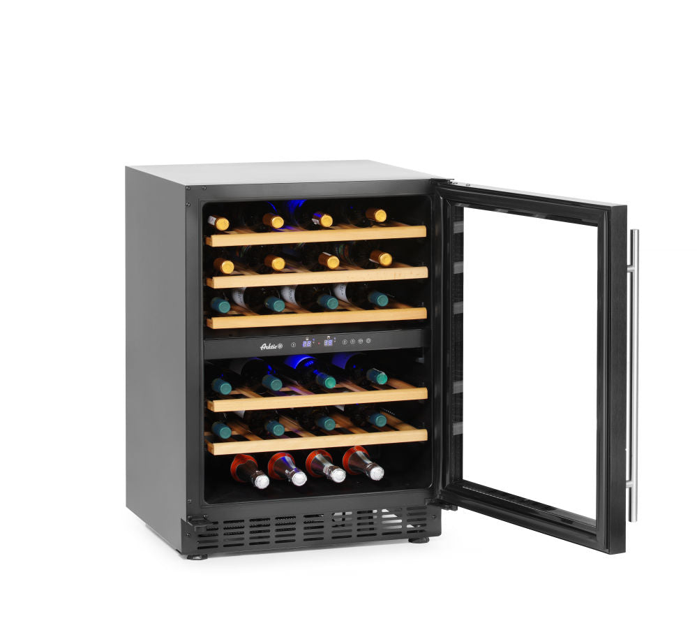Vinkjøler, 2-sone, 46 flasker, Arktic, 133L, 220-240V/90W, 595x588x (H) 820mm