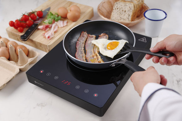 Induksjon koketopp 1 - sone, 2000w    230V/2000W, 293x373x (H) 56mm