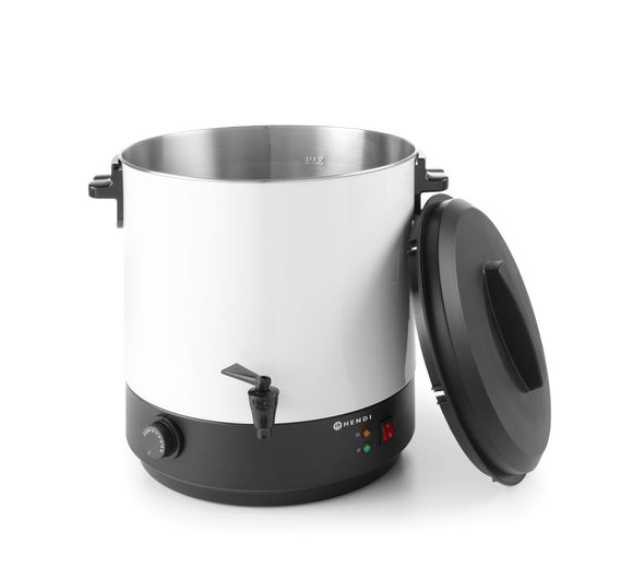 Vannkoker for varme drikker , 25L, 230V/2500W, 447x441X (H) 485mm