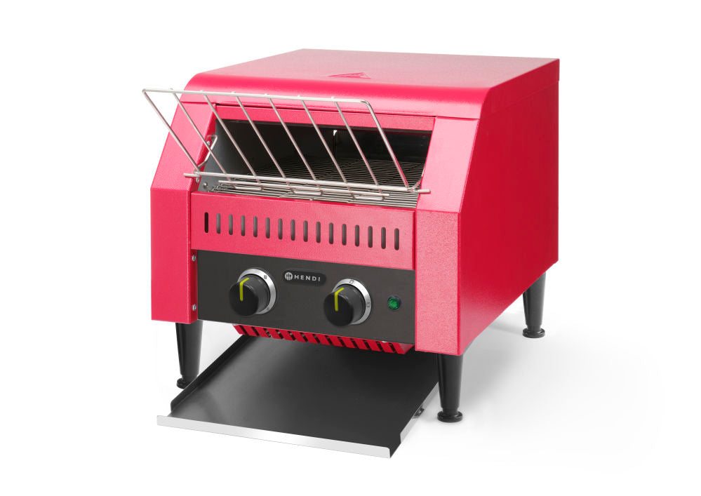 Brødrister / toaster dobbel gjennomgående, Red, 230V/2240W, 418x368x (H) 387mm