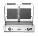 Kontakt Grill - Dobbeltversjon, Ribbed Top and Smooth Bottom, 230V/3600W, 570x370X (H) 210mm-5