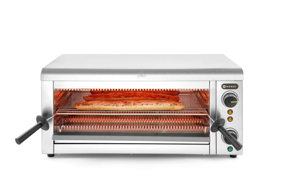 Salamander med kvarts infrarøde varmeelementer GN 1/1, 230V/3645W, 689x397x (H) 318mm