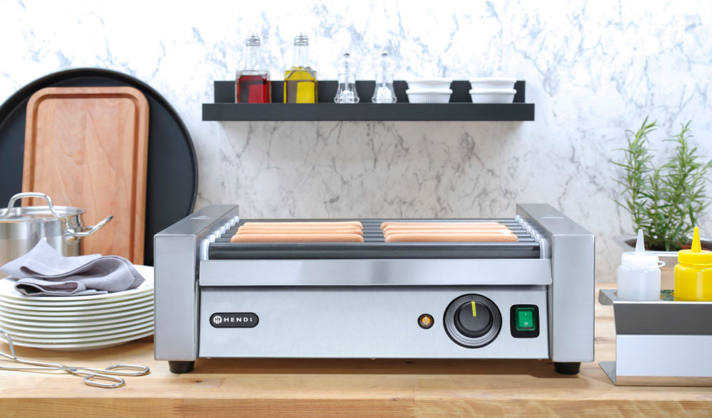 Pølserullegrill  - en sone - 7 Rollers