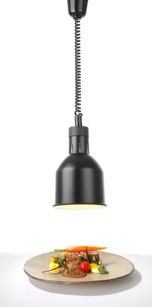 Varmelampe justerbar sylindrisk, svart, 230V/250W, Ø175X (H) 250mm