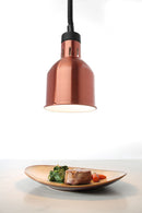 Varmelampe - justerbar sylindrisk - kobber-1