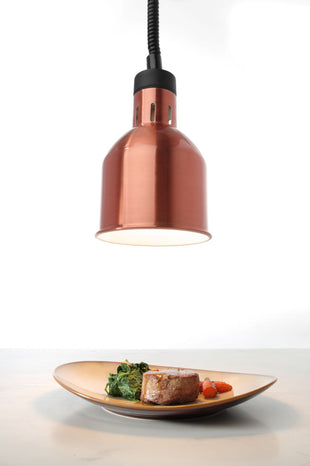 Varmelampe - justerbar sylindrisk - kobber